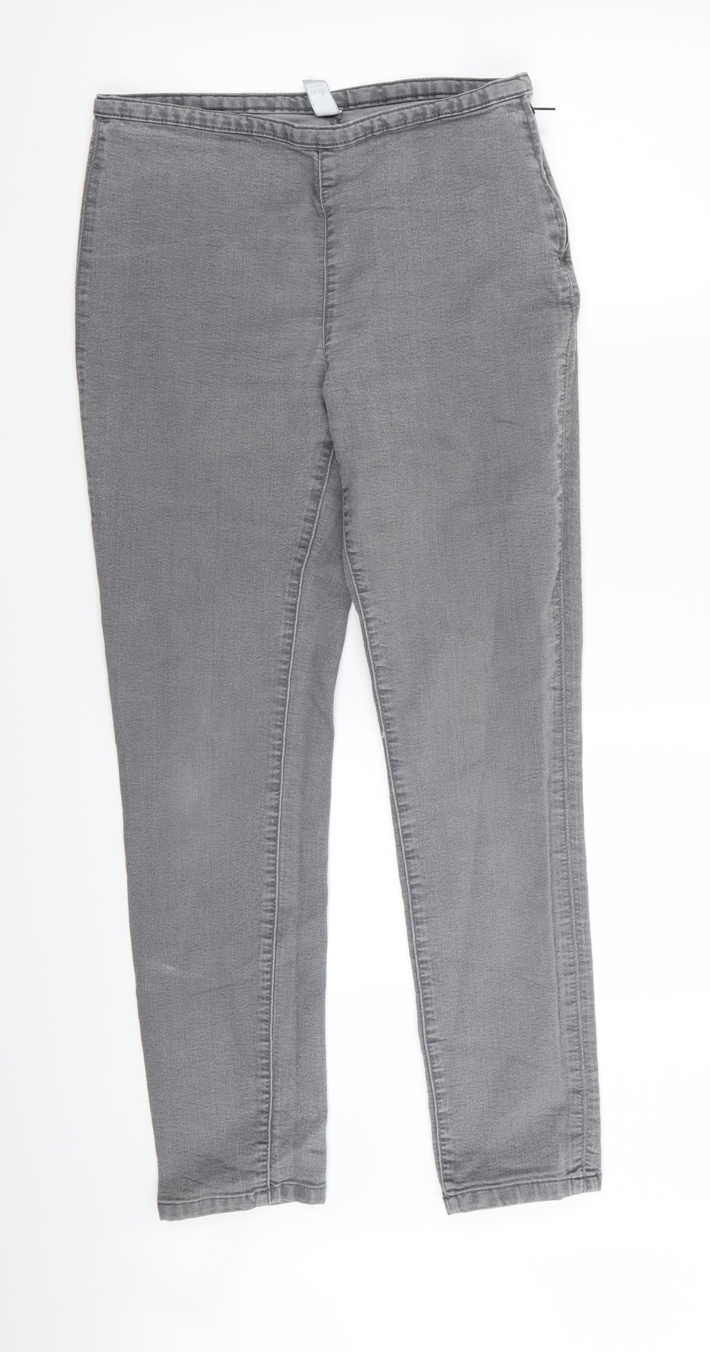 Wallis Womens Grey   Trousers  Size 12 L28 in
