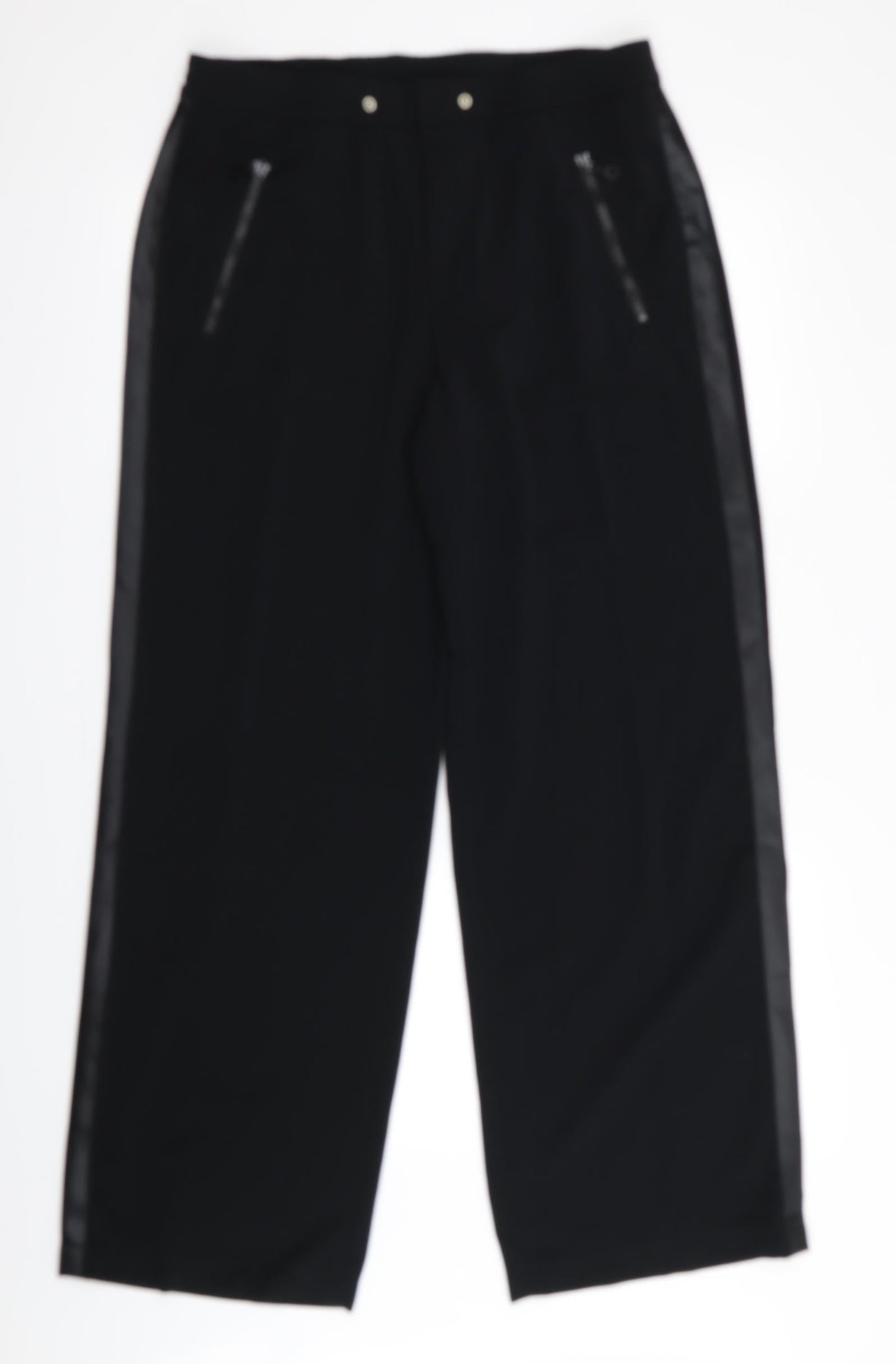 mac jeans Womens Black   Trousers  Size 14 L31 in