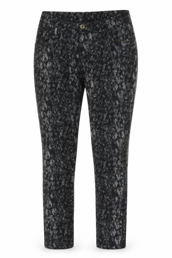 bottoms up Womens Black Geometric  Skinny Jeans Size 28 in L30 in