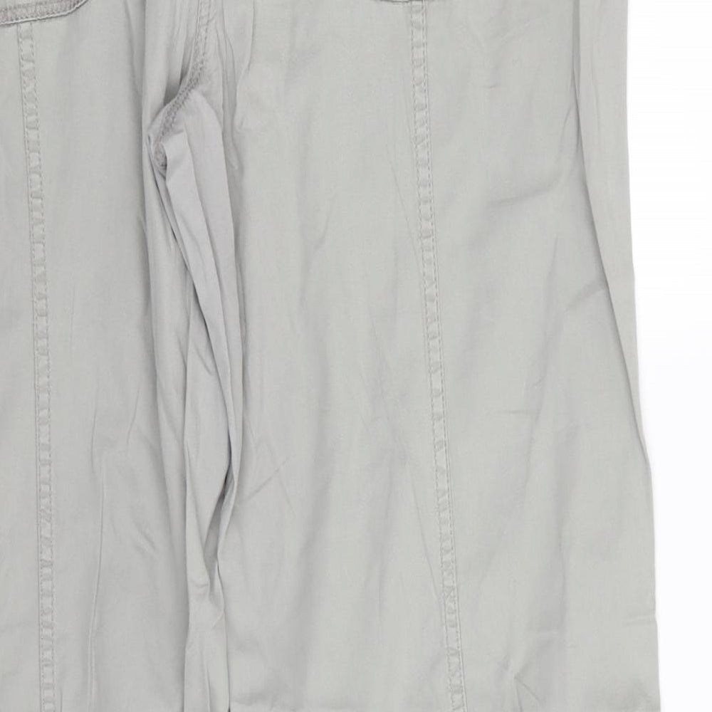 M&S Womens Grey   Trousers  Size 16 L28 in