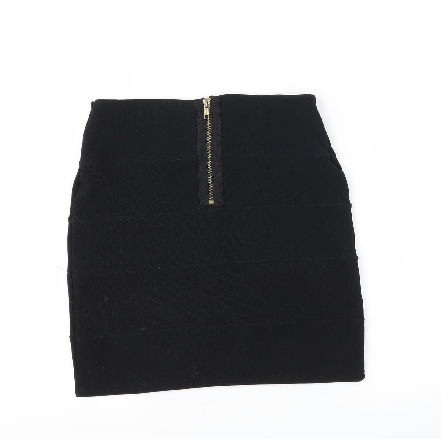 Preworn Womens Black   A-Line Skirt Size M