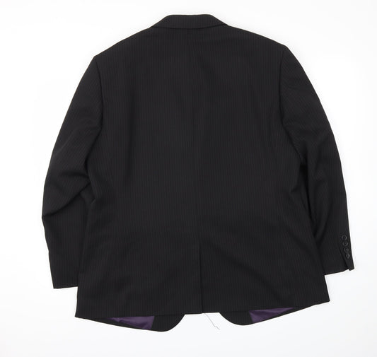 T&W Mens Black   Jacket Blazer Size 44