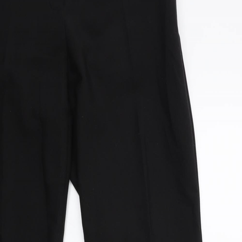 Preworn Womens Black   Trousers  Size 32 in L29 in