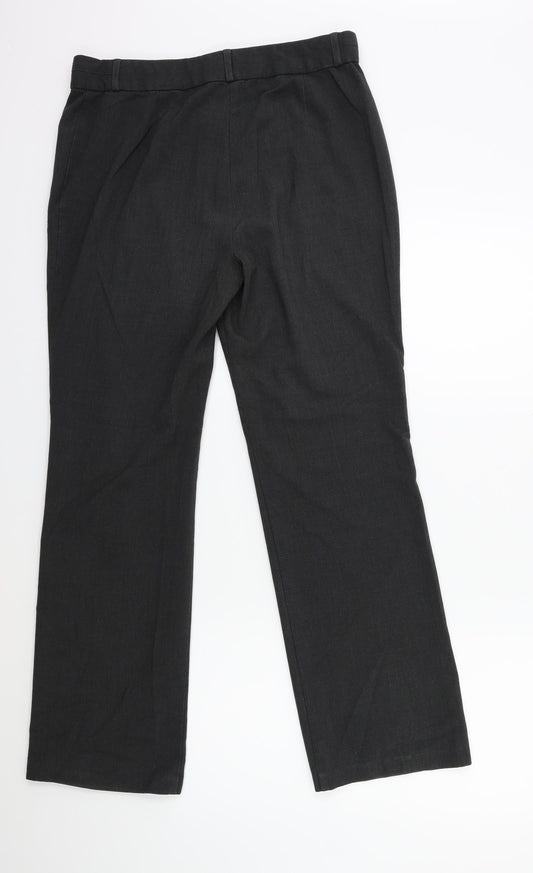 Marks and Spencer Womens Grey   Trousers  Size 12 L29 in