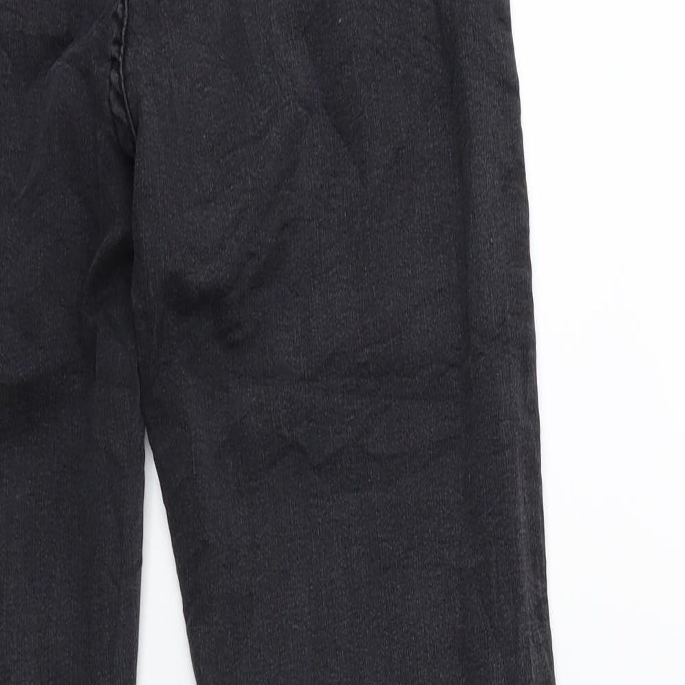 Preworn Womens Grey  Denim Skinny Jeans Size 14 L28 in