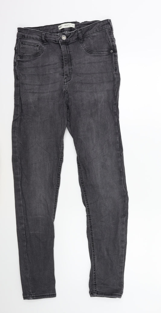 Perfect Jeans Womens Grey  Denim Skinny Jeans Size XL L28 in