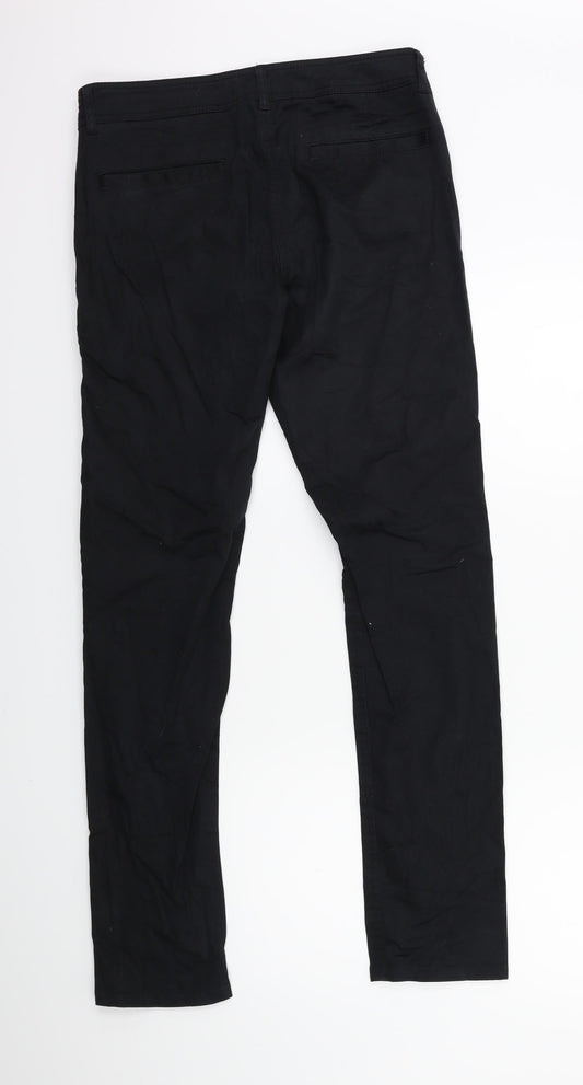 H&M Womens Black  Denim Skinny Jeans Size 30 in L30 in