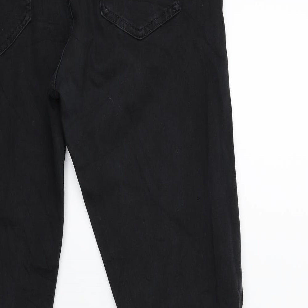 Preworn Womens Black  Denim Skinny Jeans Size XL L30 in