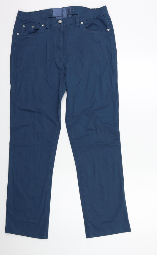 Preworn Womens Blue   Cargo Trousers Size 34 in L30 in