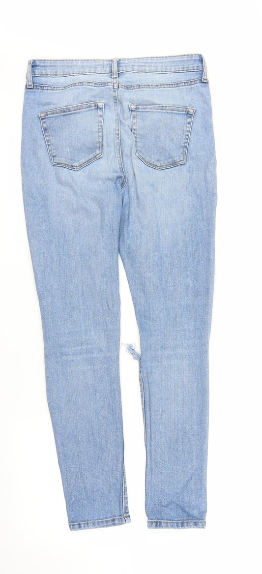 Miss Denim Womens Blue  Denim Skinny Jeans Size 12 L27 in