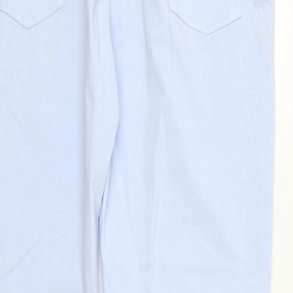 Preworn Womens Blue   Trousers  Size 32 in L30 in - Elastic Waist Band