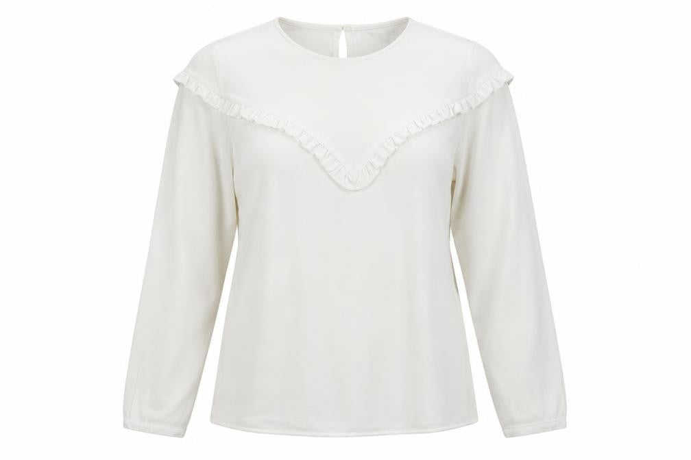 New Look Womens White   Basic T-Shirt Size 10