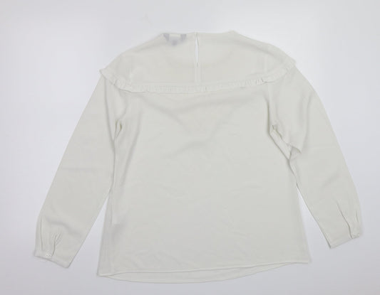 newlook Womens White   Basic T-Shirt Size 10