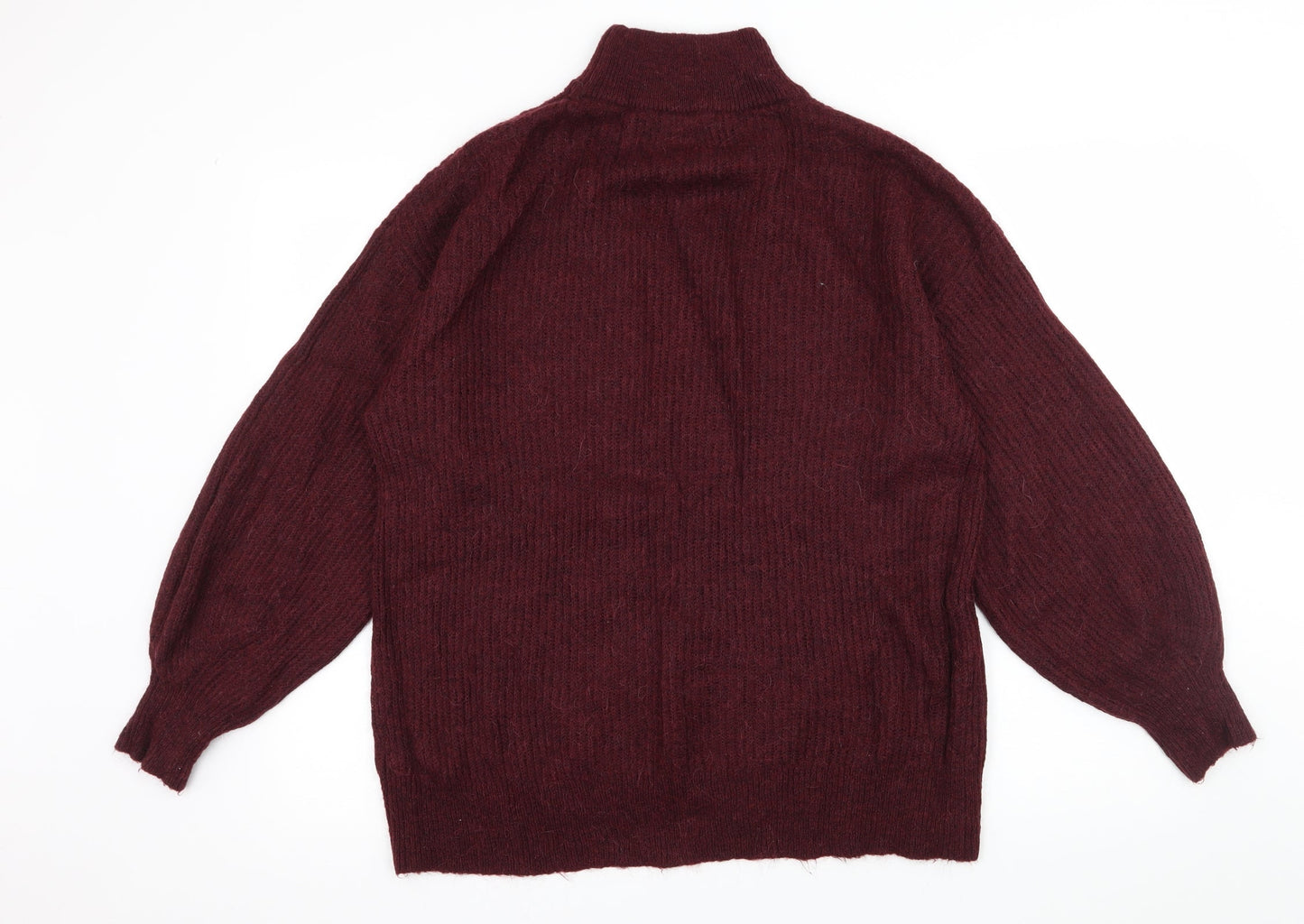 New Look Womens Purple  Knit Pullover Jumper Size M