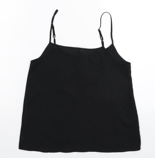 Divided Womens Black   Basic Tank Size 6