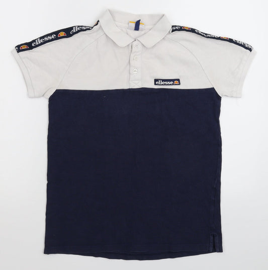 ellesse Boys Blue   Basic Polo Size 12-13 Years