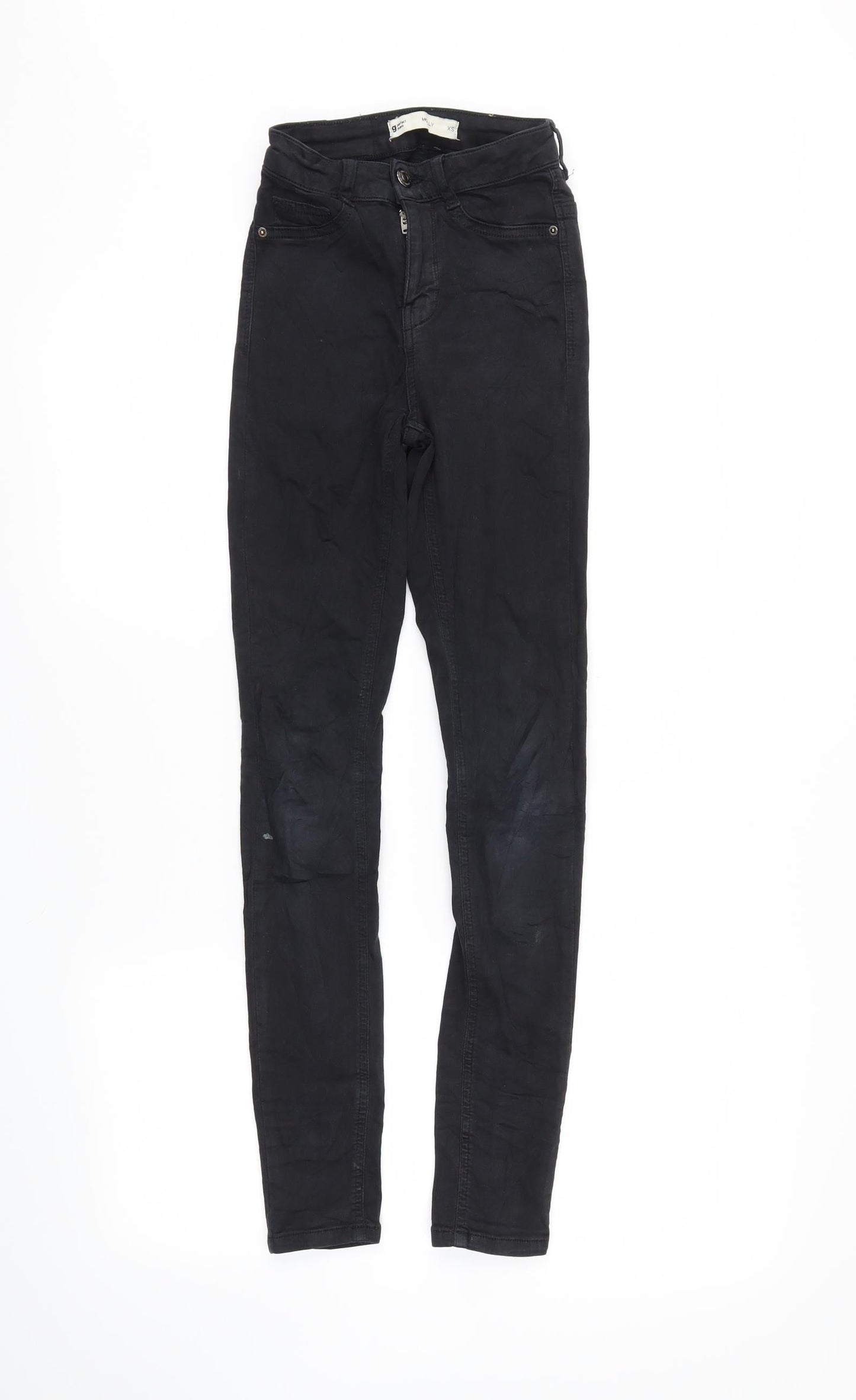 molly Mens Black  Denim Skinny Jeans Size XS L27 in