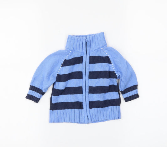 Ka-Boosh Boys Blue   Full Zip Jumper Size 0-3 Months