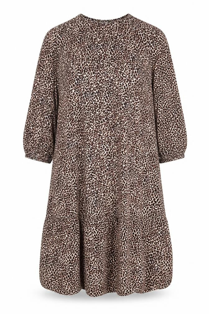 New Look Womens Brown Animal Print  Trapeze & Swing  Size 6