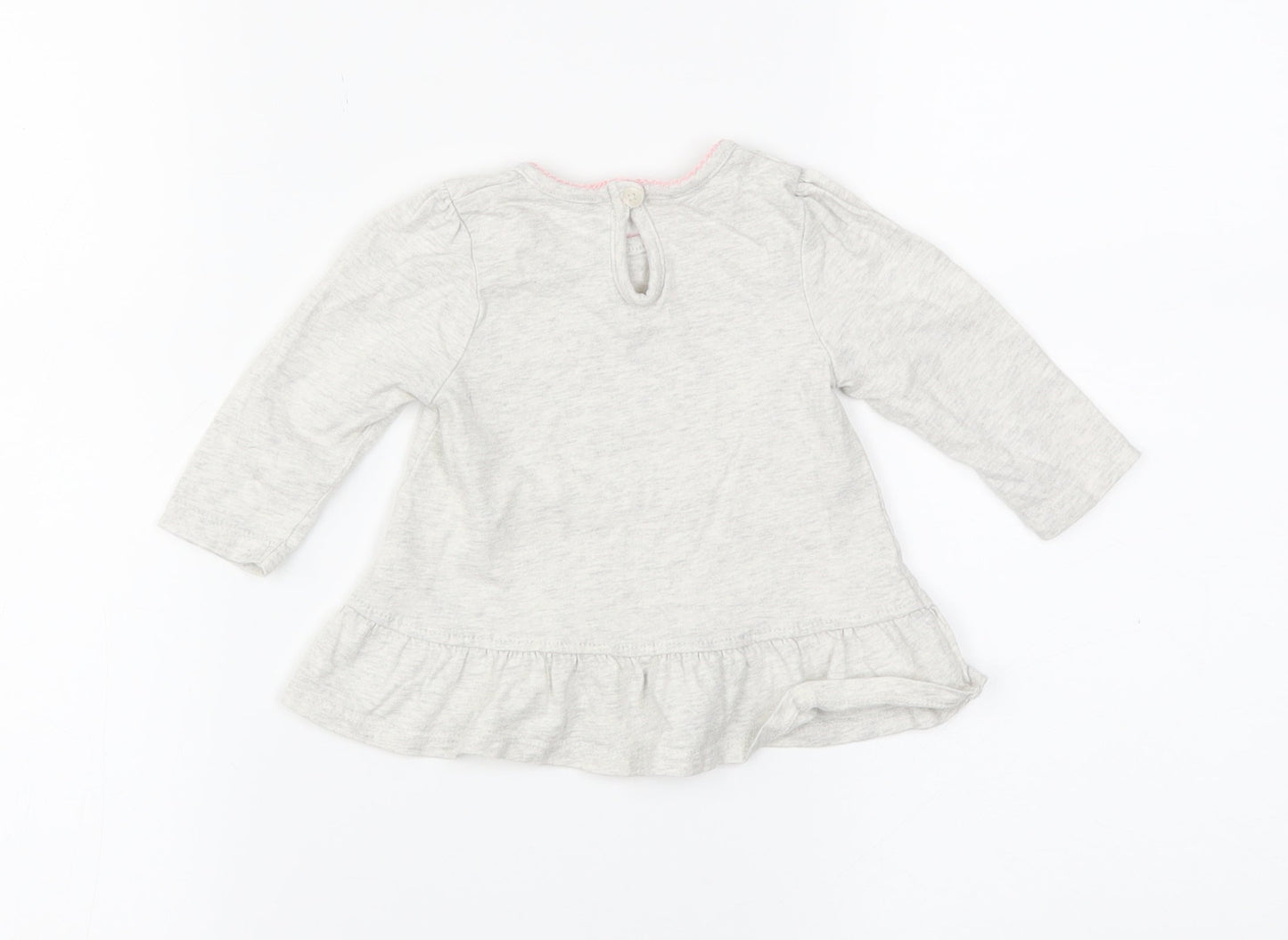 George Boys Grey   Basic T-Shirt Size 0-3 Months