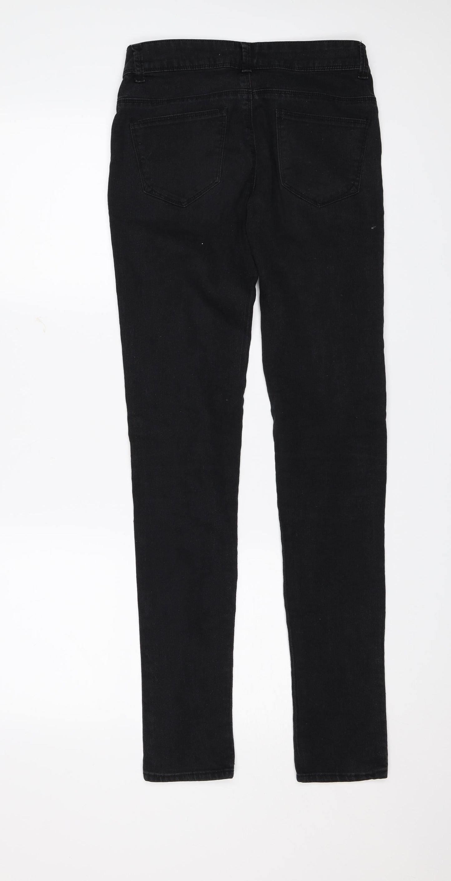 Denim & Co. Womens Black  Denim Skinny Jeans Size 6 L31 in