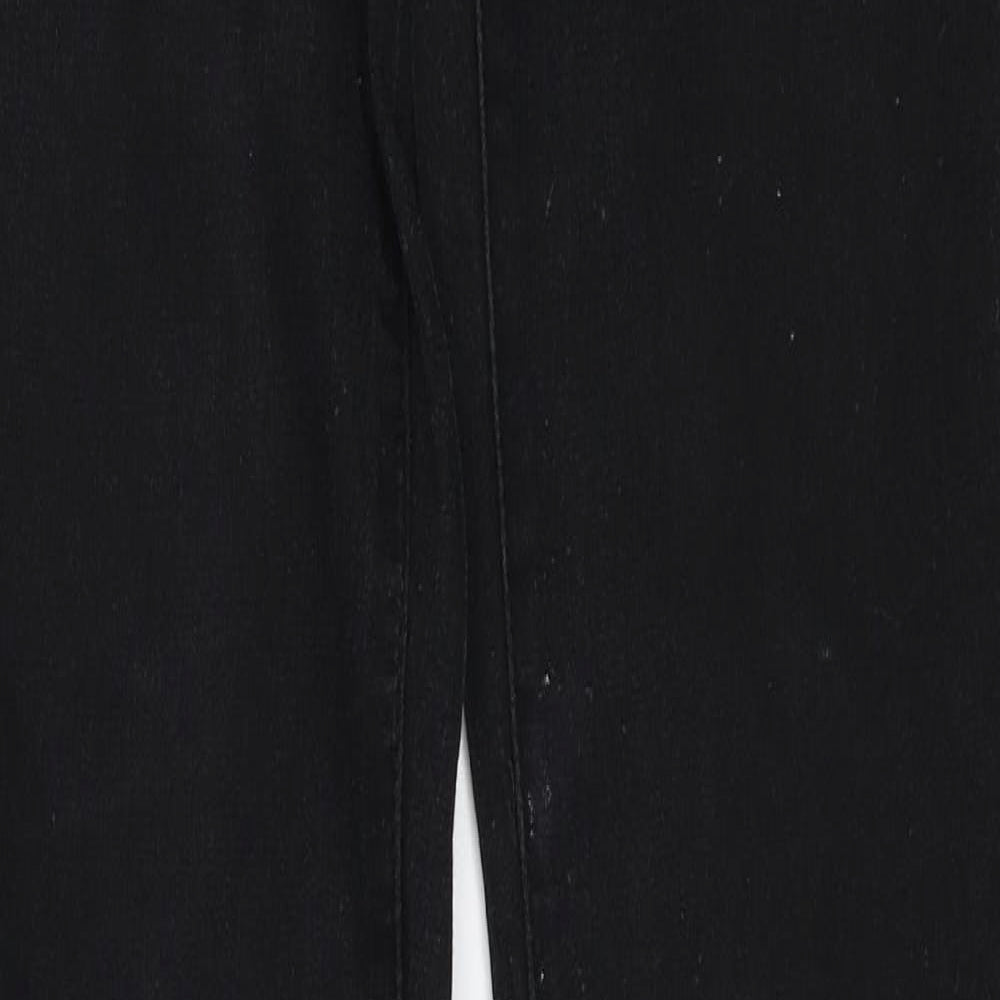 Denim & Co. Womens Black  Denim Skinny Jeans Size 6 L31 in