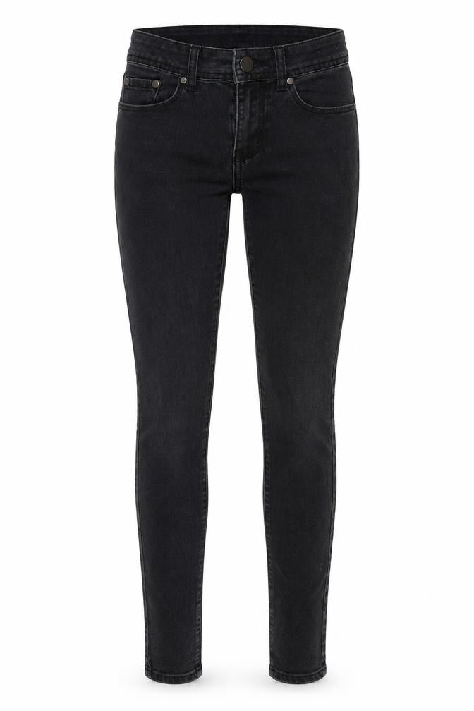 Denim & Co. Womens Black  Denim Skinny Jeans Size 6 L28 in