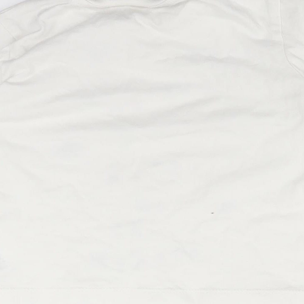 George Girls White   Basic T-Shirt Size 4-5 Years