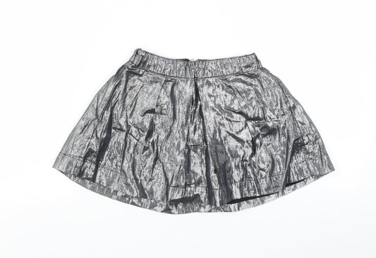 Gap Girls Silver   A-Line Skirt Size 7 Years