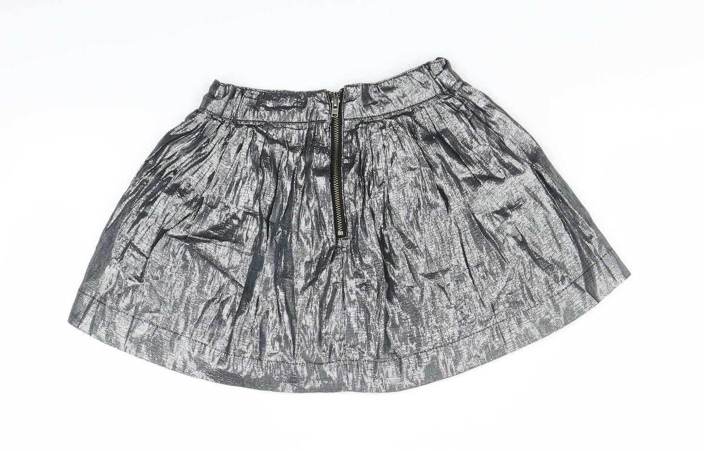 Gap Girls Silver   A-Line Skirt Size 7 Years