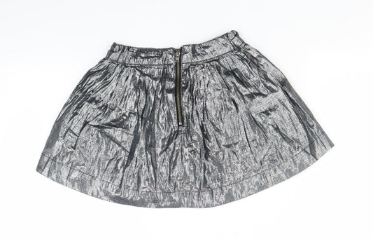 Gap Girls Silver   A-Line Skirt Size 7 Years