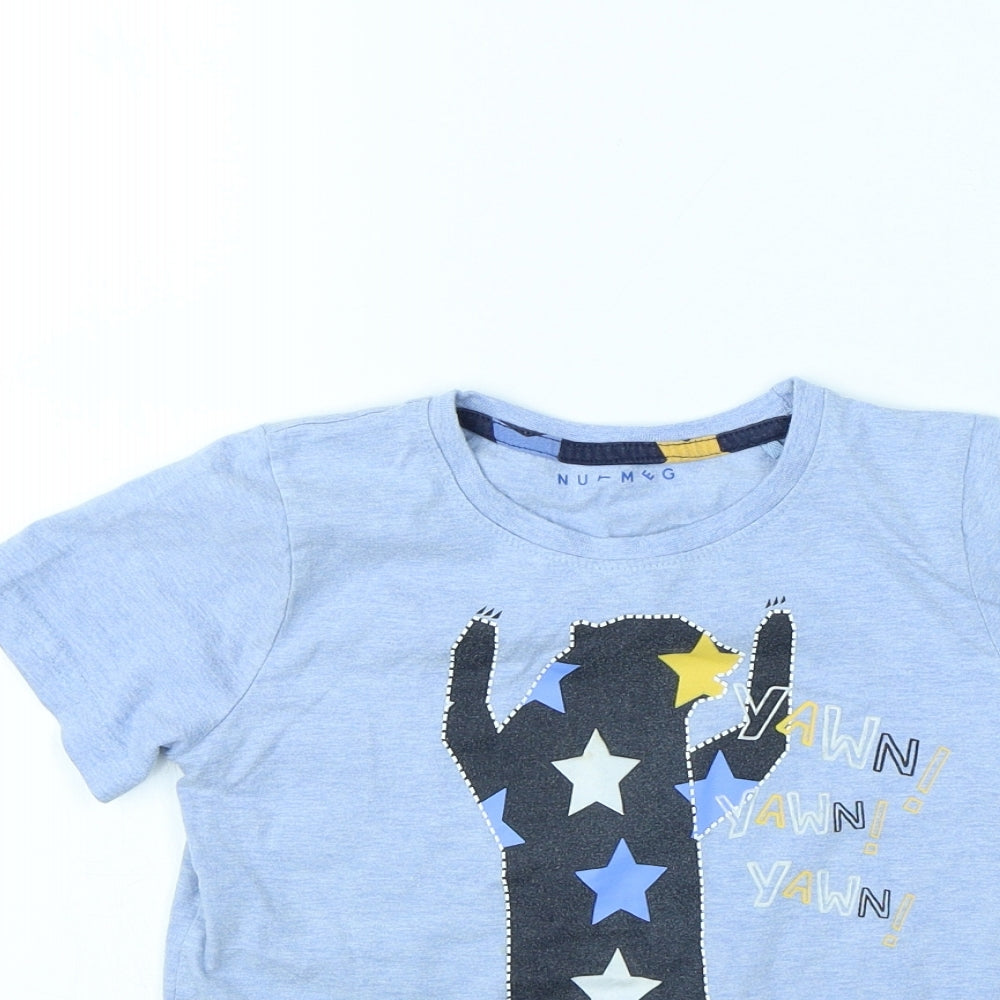 Nutmeg Boys Blue   Basic T-Shirt Size 6 Years