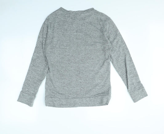 Femme Luxe Womens Grey   Pullover Jumper Size S