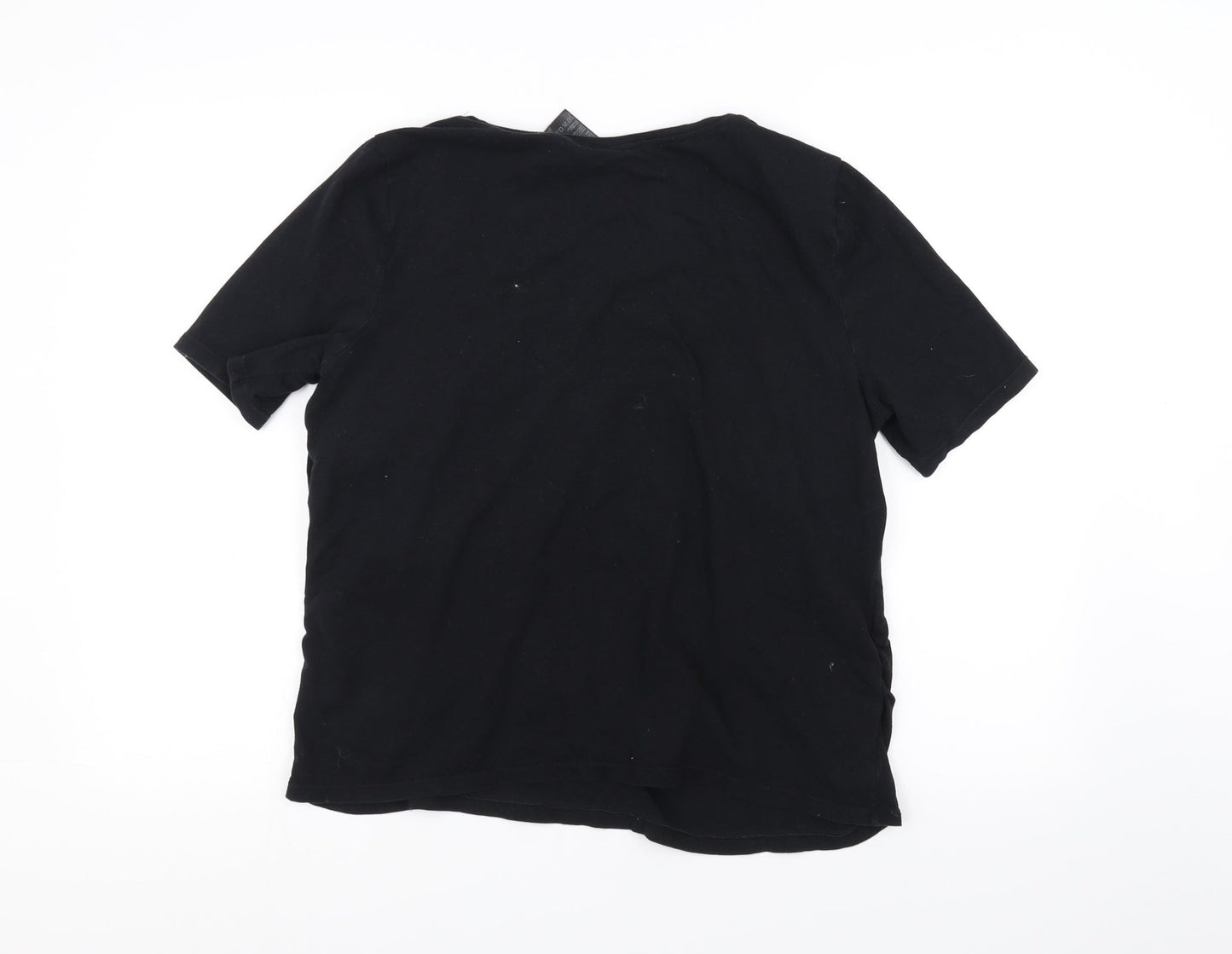 H&M Womens Black   Basic T-Shirt Size L
