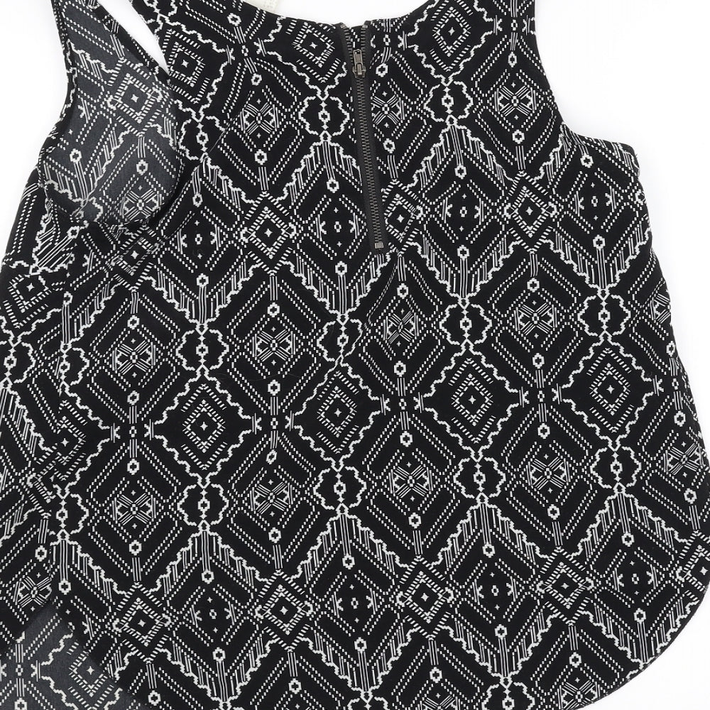 H&M Womens Black   Basic T-Shirt Size S
