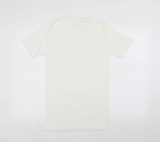 Preworn Womens White   Basic T-Shirt Size M