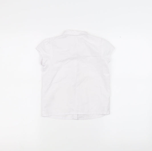 George Boys White   Basic Button-Up Size 6-7 Years