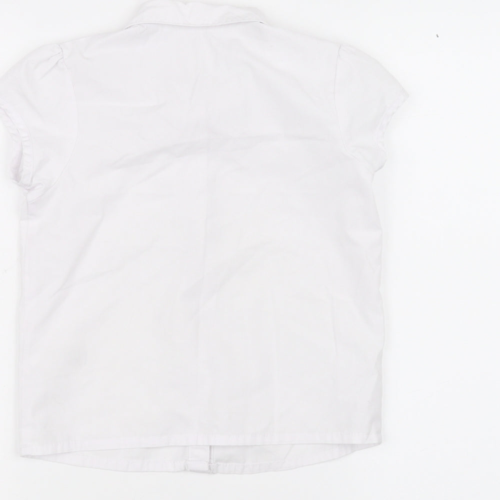 George Boys White   Basic Button-Up Size 6-7 Years