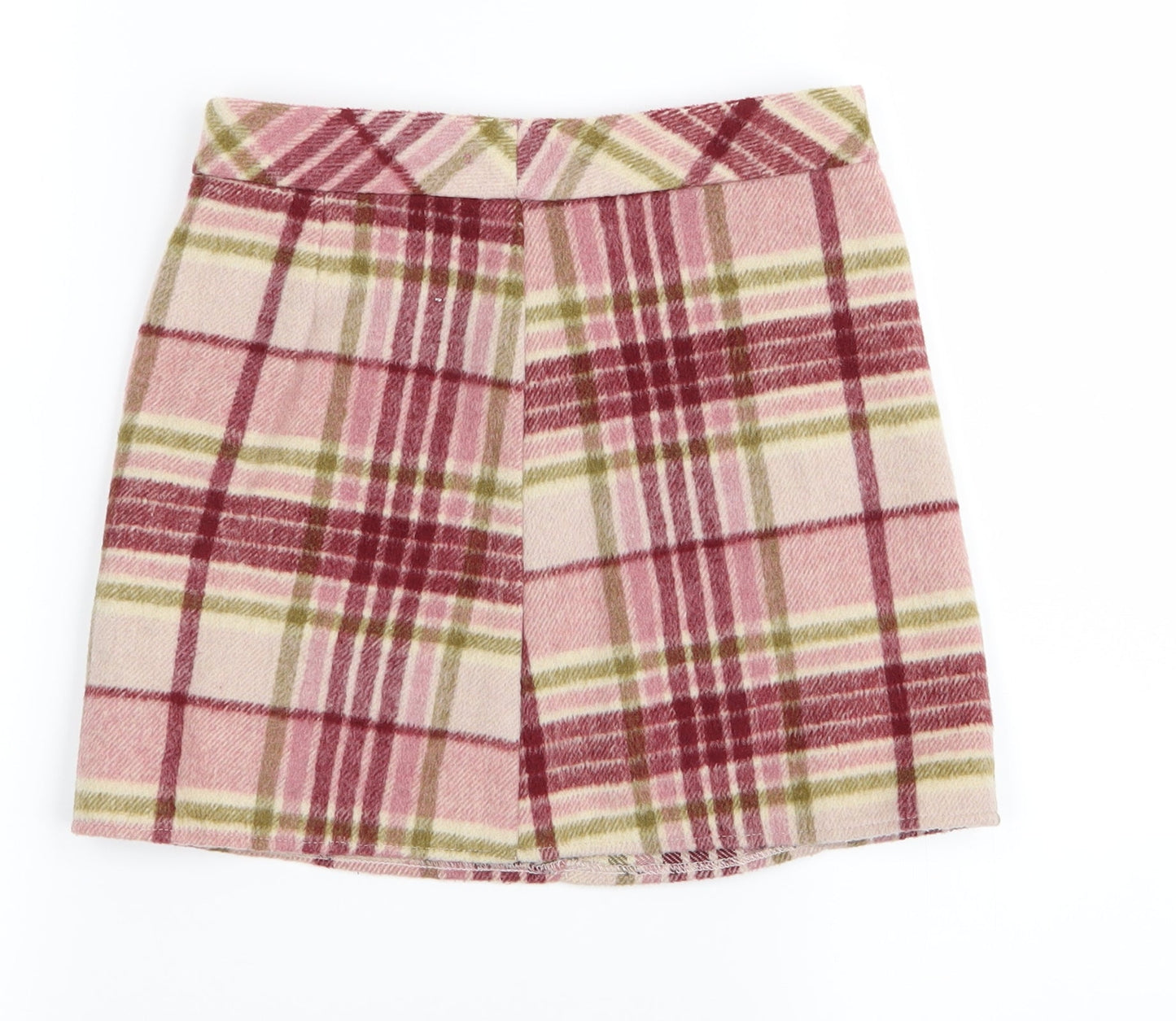 Perworn Girls Pink Flecked  Skater Skirt Size 9 Years