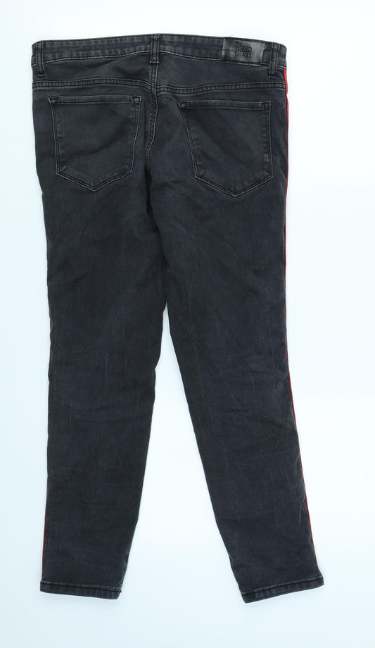 Tokyo Talkies Womens Grey  Denim Skinny Jeans Size 32 in L25 in