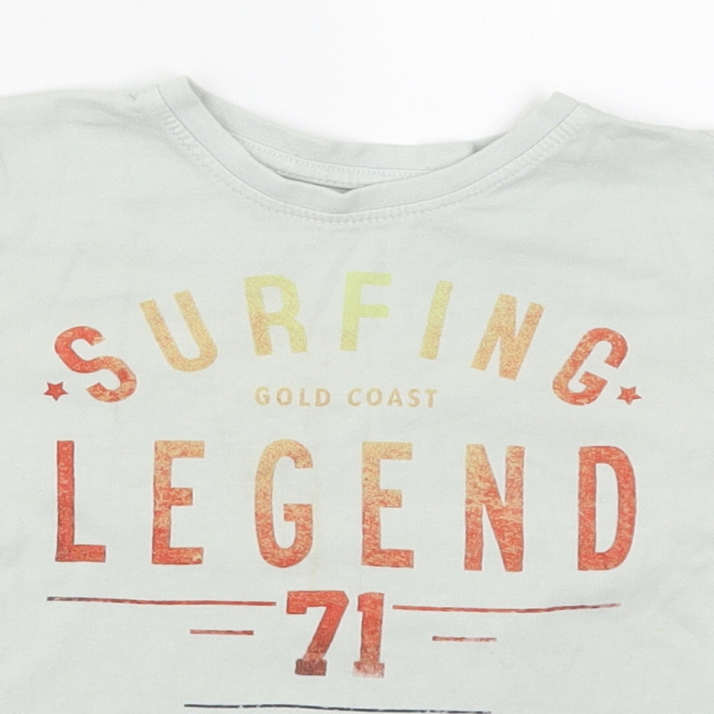 Primark Boys Green   Basic T-Shirt Size 3-4 Years  - Surfing Legend