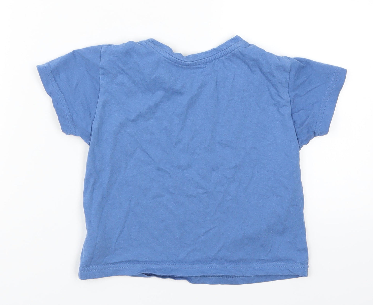 Primark Boys Blue   Basic T-Shirt Size 3-4 Years  - California Sunset