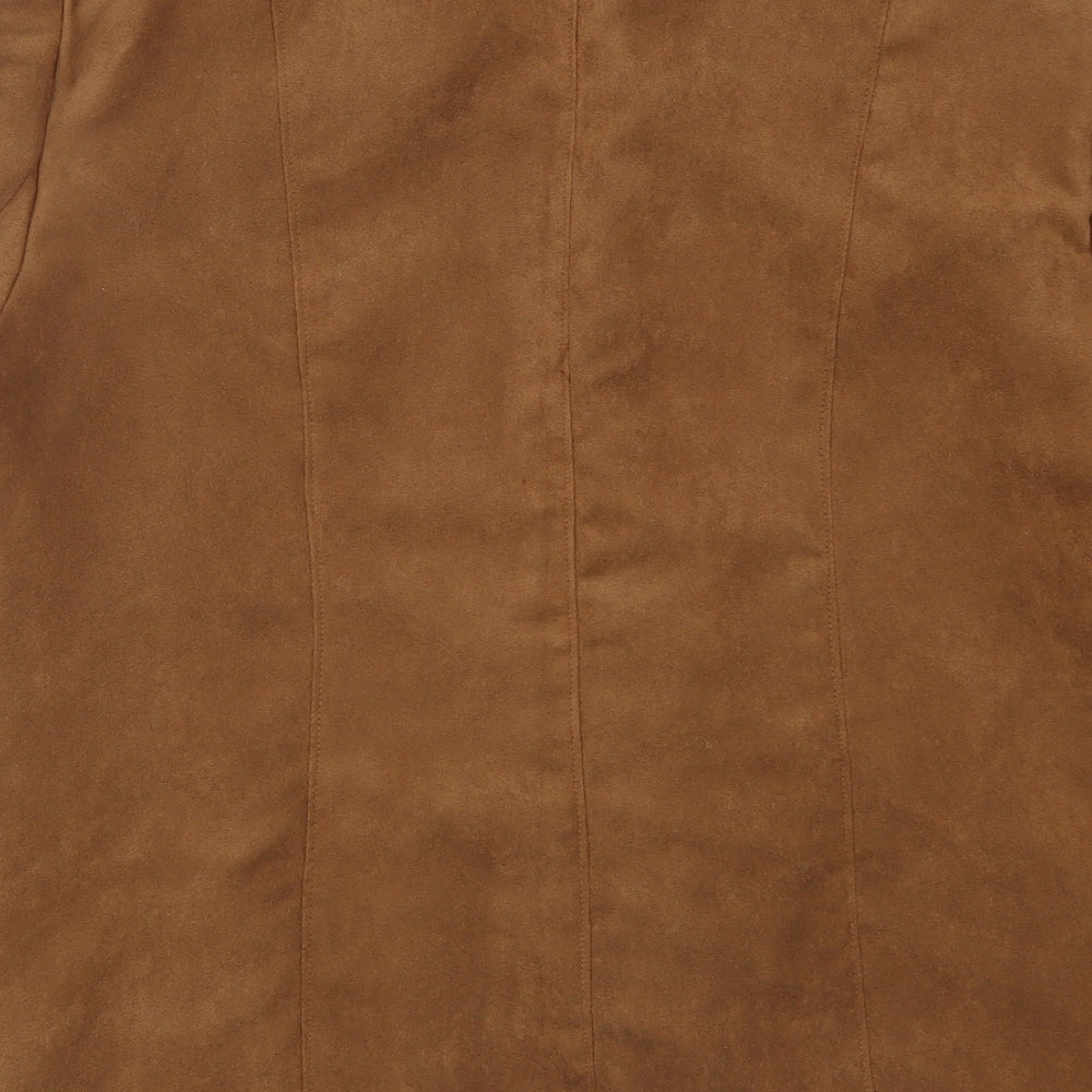 Just J Womens Brown   Jacket  Size 14