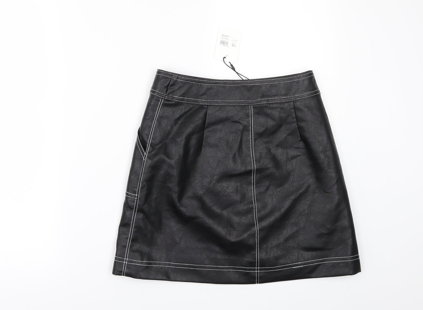 Lola Skye Womens Black   Mini Skirt Size 4