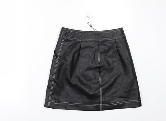 Lola Skye Womens Black   Mini Skirt Size 4