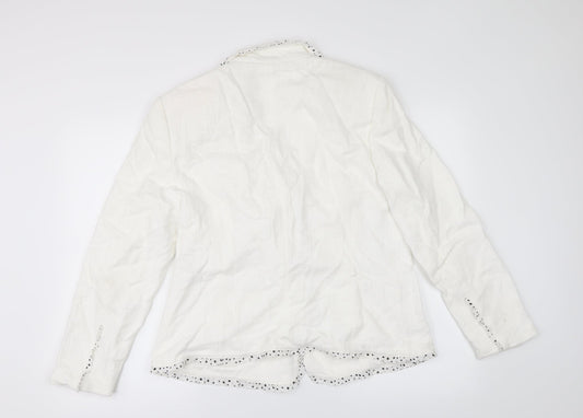 Gerry Weber Womens Ivory   Jacket  Size 16