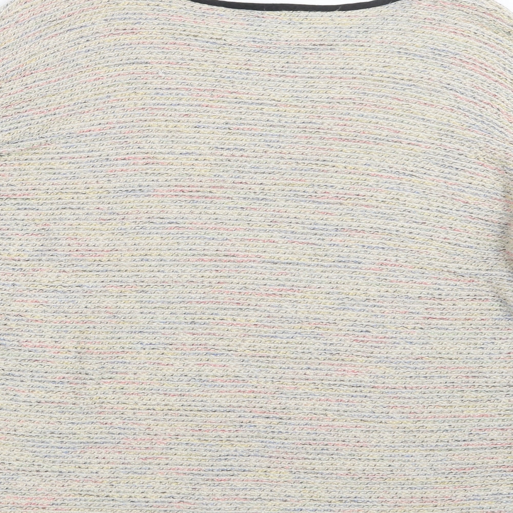Topshop Womens Beige  Knit Pullover Jumper Size 12