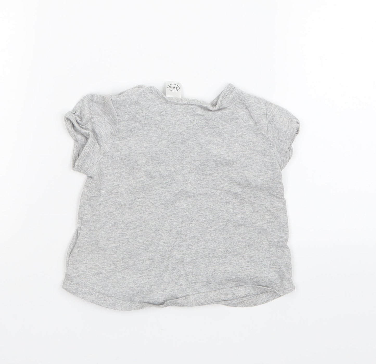 H&M  Grey   Basic T-Shirt Size 12 Months  - Minnie Mouse