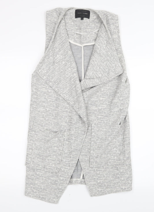 River Island Womens Grey   Jacket  Size 10