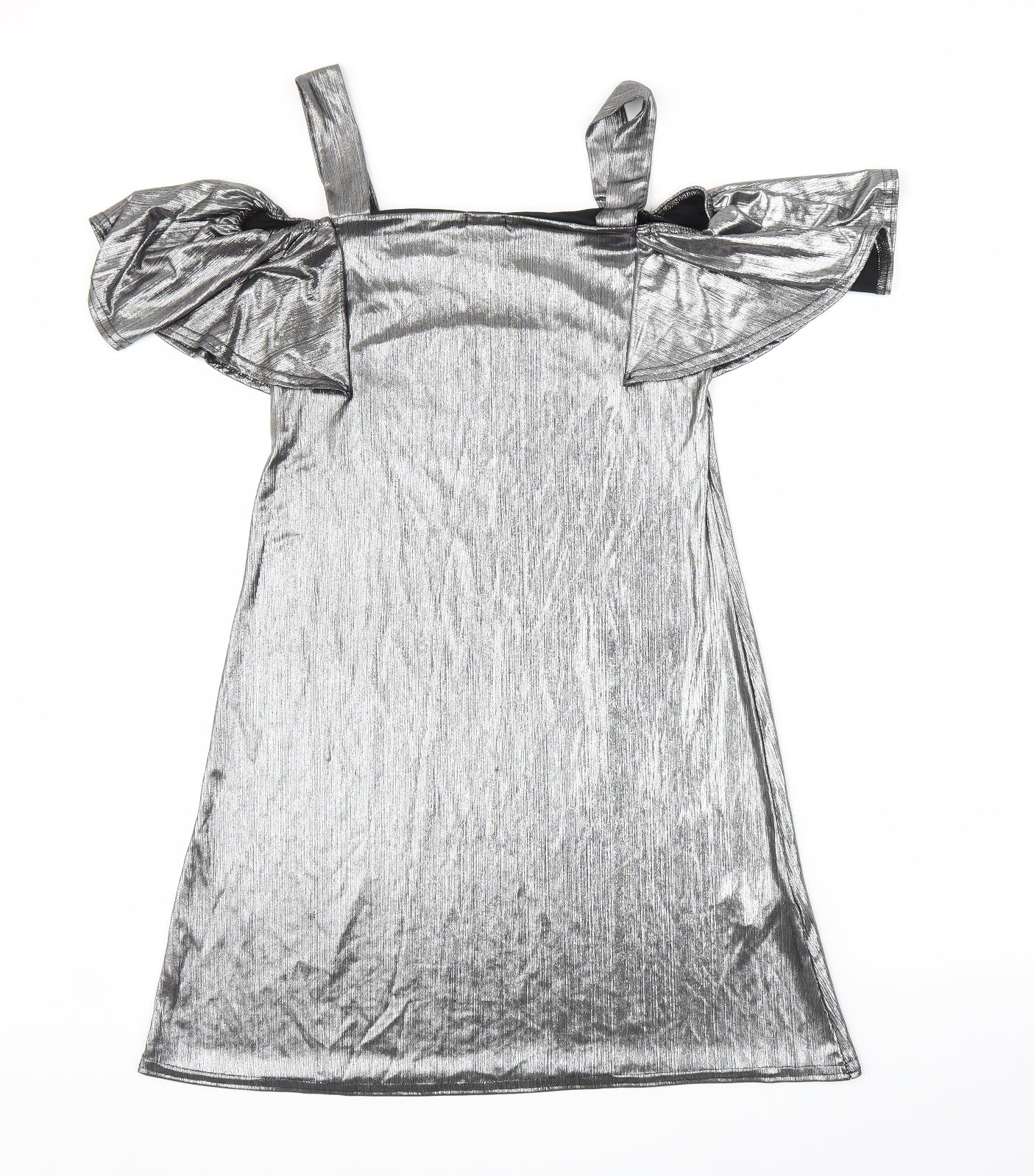 Blue Vanilla Womens Silver   Shift  Size 8